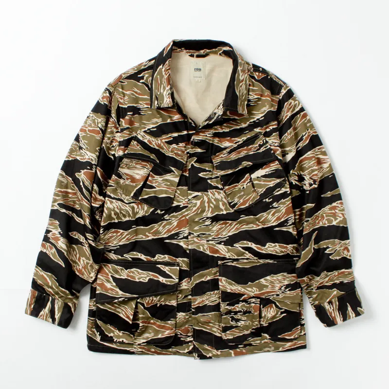 FOB FACTORY / F2457 Jungle Fatigue Camo Jacket made by FOB Factory
