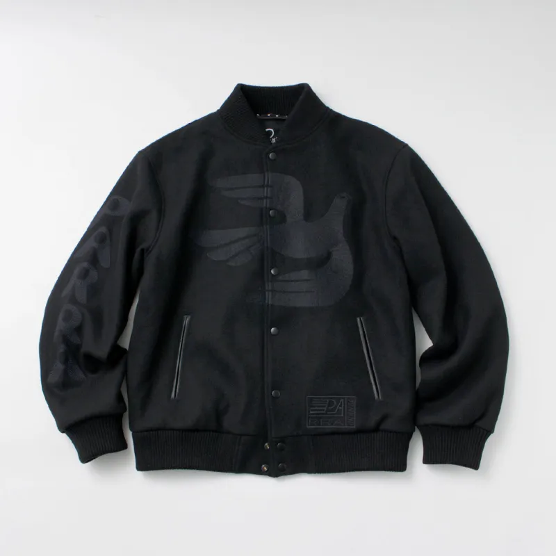 BY PARRA / Not Movie Quality Varsity Jacket sold by Haku Clothing