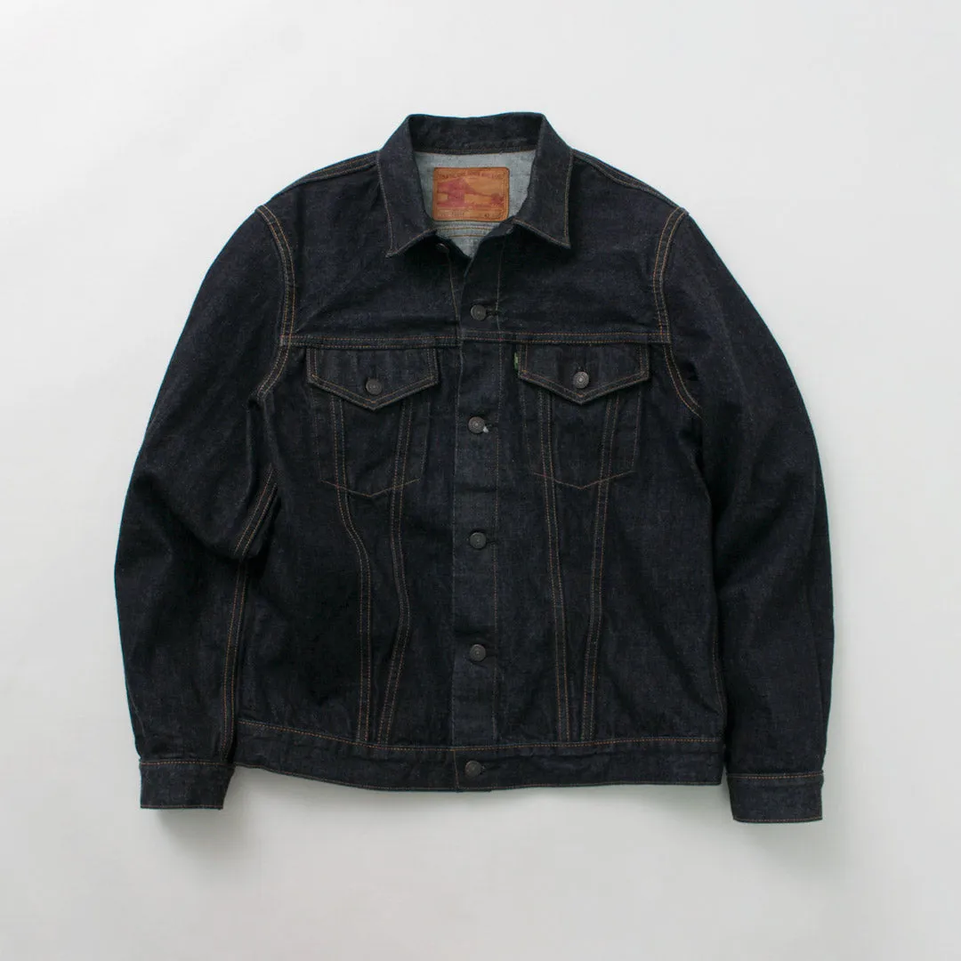 FOB FACTORY / F2444 Selvedge Denim 3rd-type Jacket sold by Haku Clothing