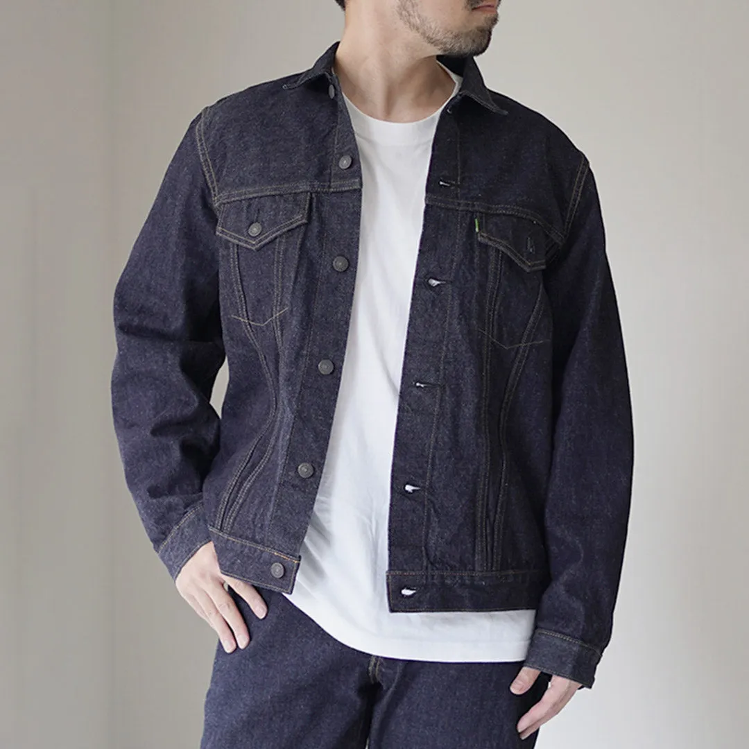 FOB FACTORY / F2444 Selvedge Denim 3rd-type Jacket sold by Haku Clothing product image thumbnail 2