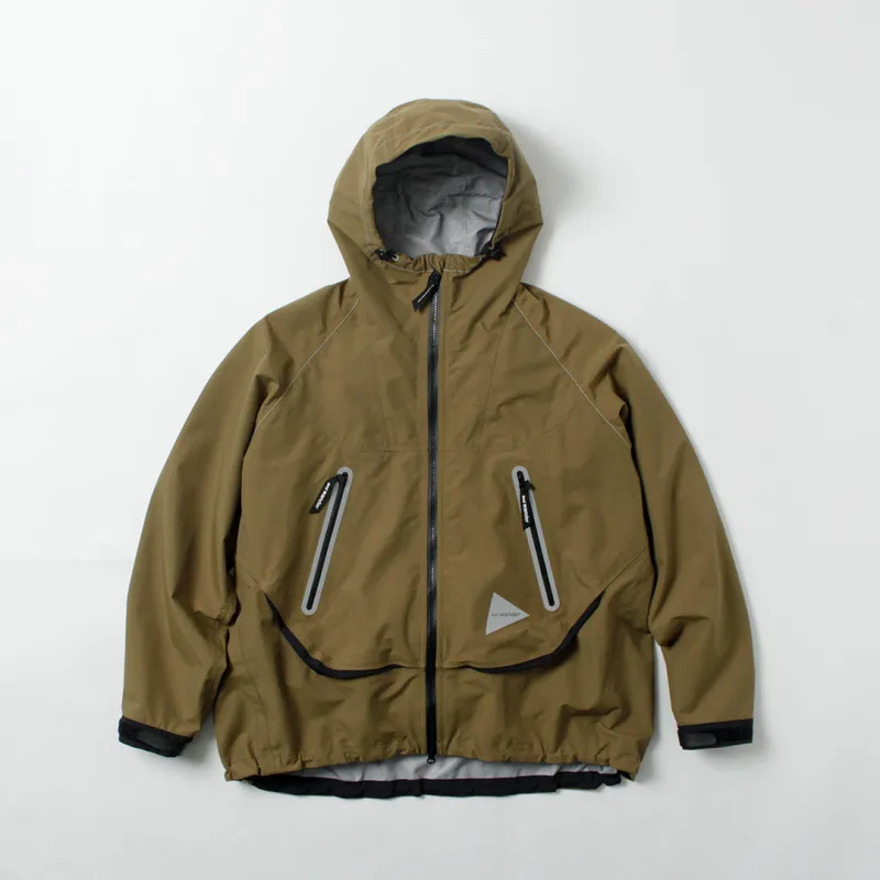 AND WANDER / Loose Fitting Rain Jacket made by and WANDER