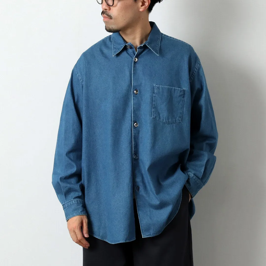 FUJITO / 8oz Denim Big Size Shirt sold by Haku Clothing product image thumbnail 2