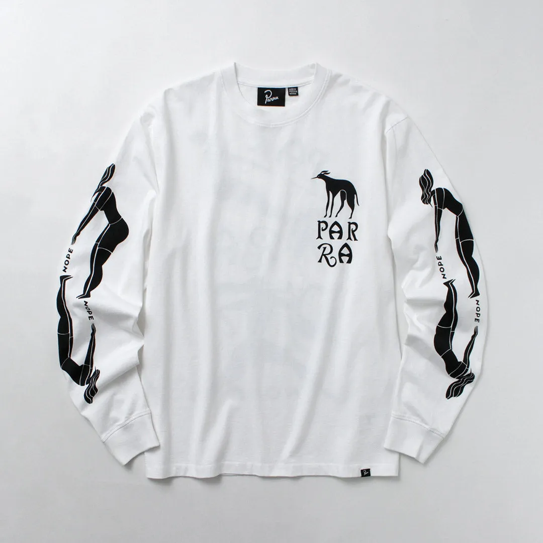 BY PARRA / Dog Training Long Sleeve T-Shirt sold by Haku Clothing