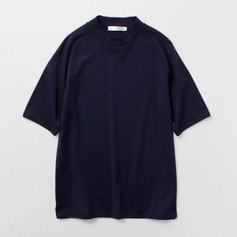 RE MADE IN TOKYO JAPAN / Perfect Inner Mock Neck Half Sleeve T-Shirt made by Haku Clothing
