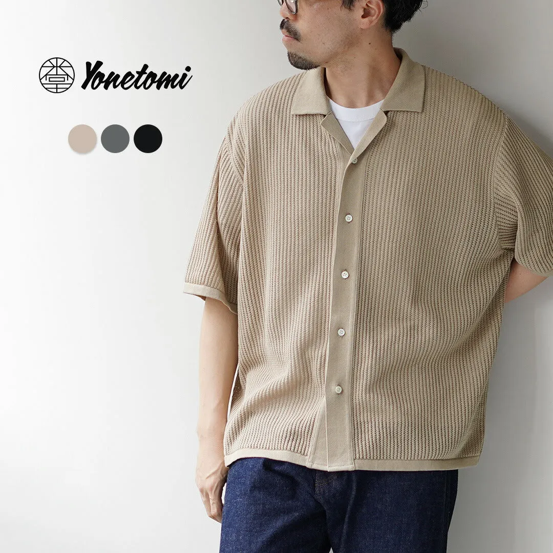 YONETOMI NEW BASIC / Cotton SUKASHI Knit Shirt sold by Haku Clothing product image thumbnail 5