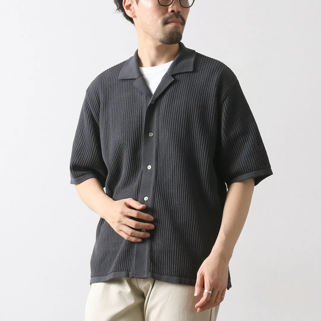 YONETOMI NEW BASIC / Cotton SUKASHI Knit Shirt sold by Haku Clothing product image thumbnail 3
