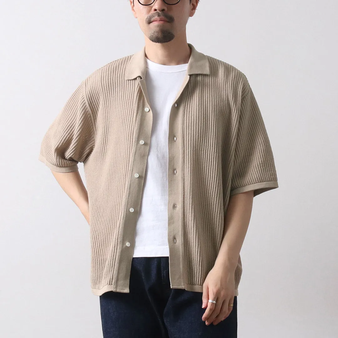 YONETOMI NEW BASIC / Cotton SUKASHI Knit Shirt sold by Haku Clothing product image thumbnail 2