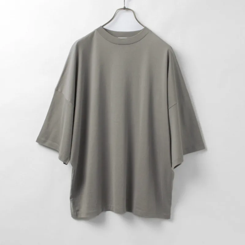 HANDVAERK / Short Sleeve Tapered Big T-Shirt made by Haku Clothing