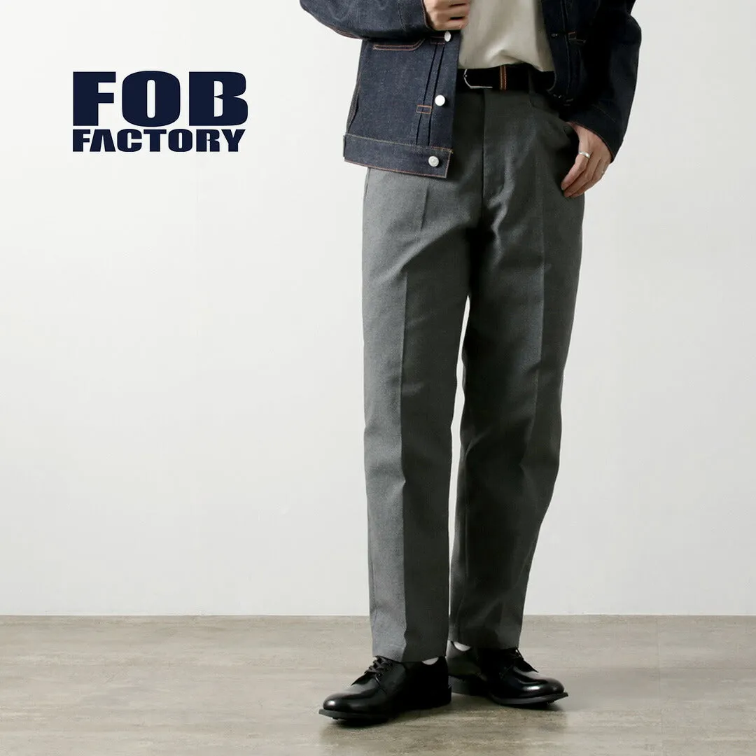 FOB FACTORY / F0538 STA-PREST Wide Pants sold by Haku Clothing product image thumbnail 3