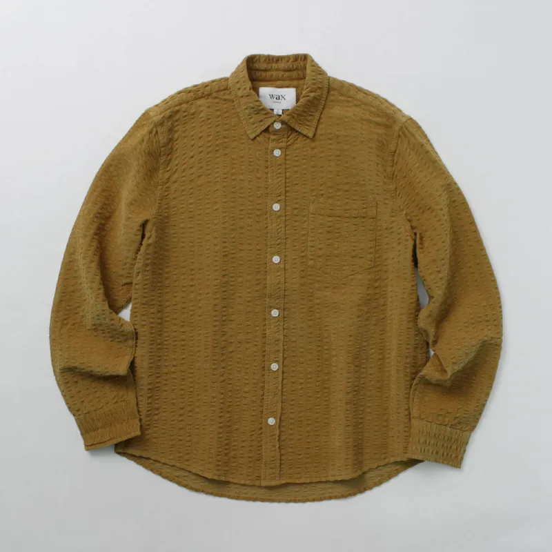 WAX LONDON / sherry-shirt seersucker cord made by Wax London