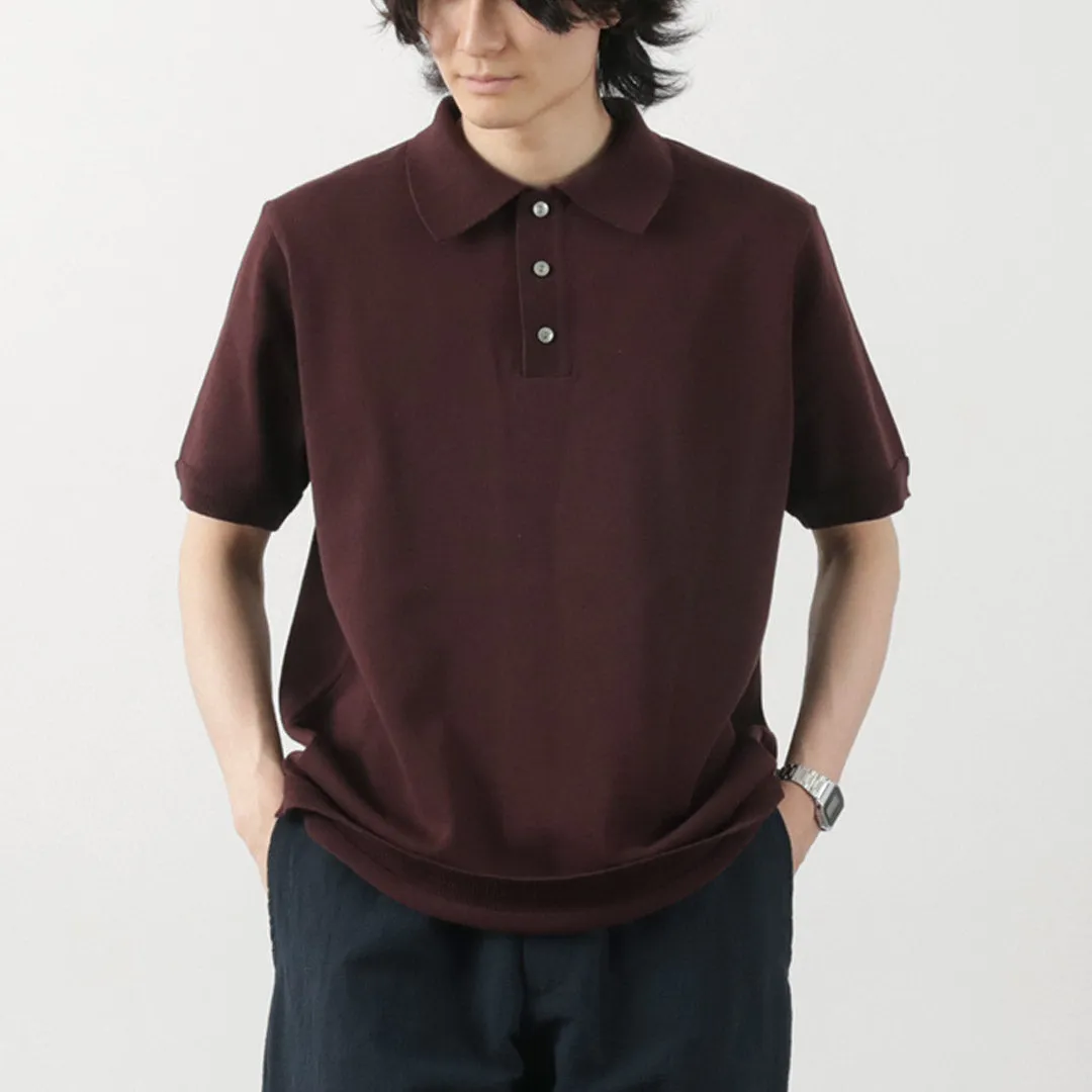 FUJITO / Knit Polo Easy Solid Color sold by Haku Clothing product image thumbnail 3