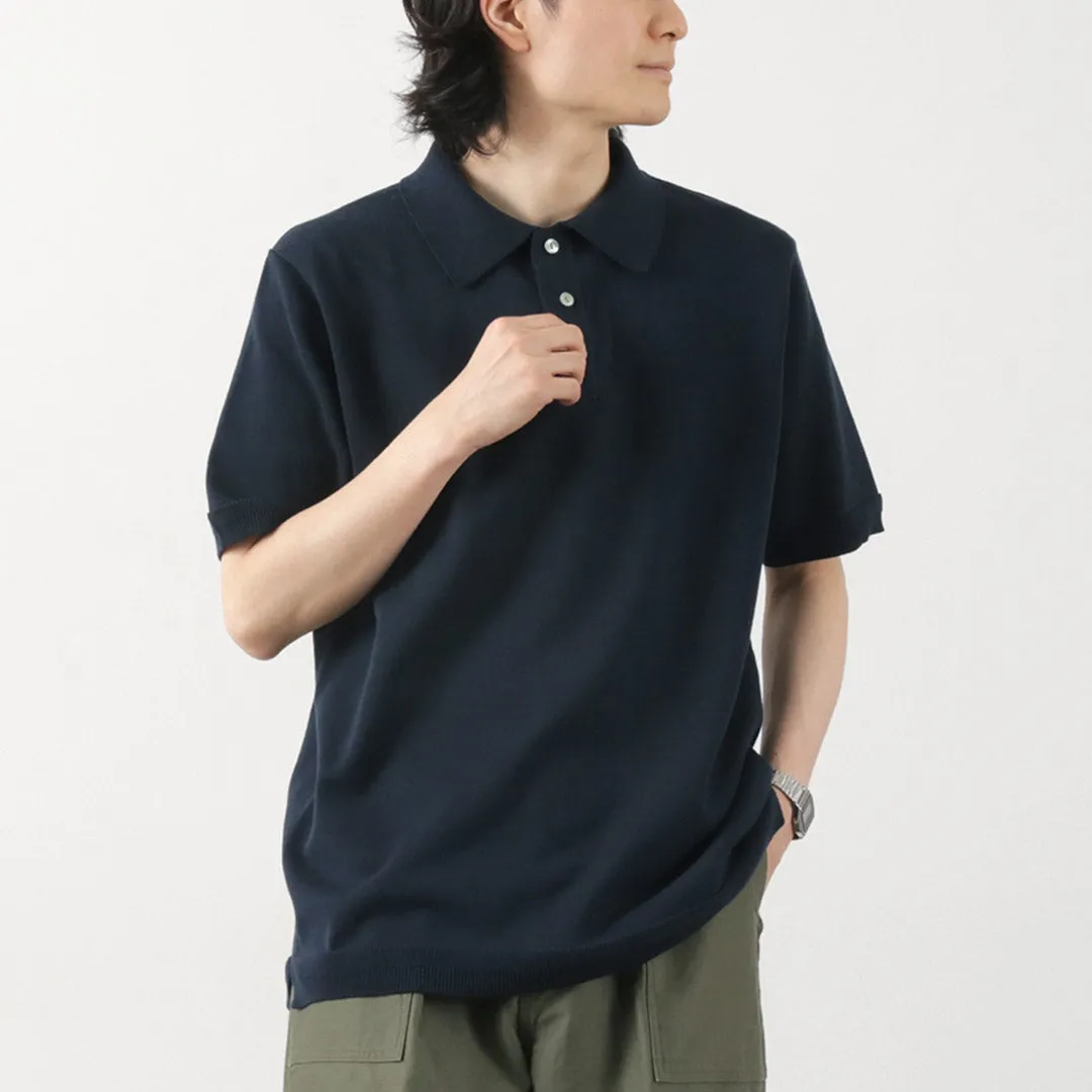 FUJITO / Knit Polo Easy Solid Color sold by Haku Clothing product image thumbnail 2