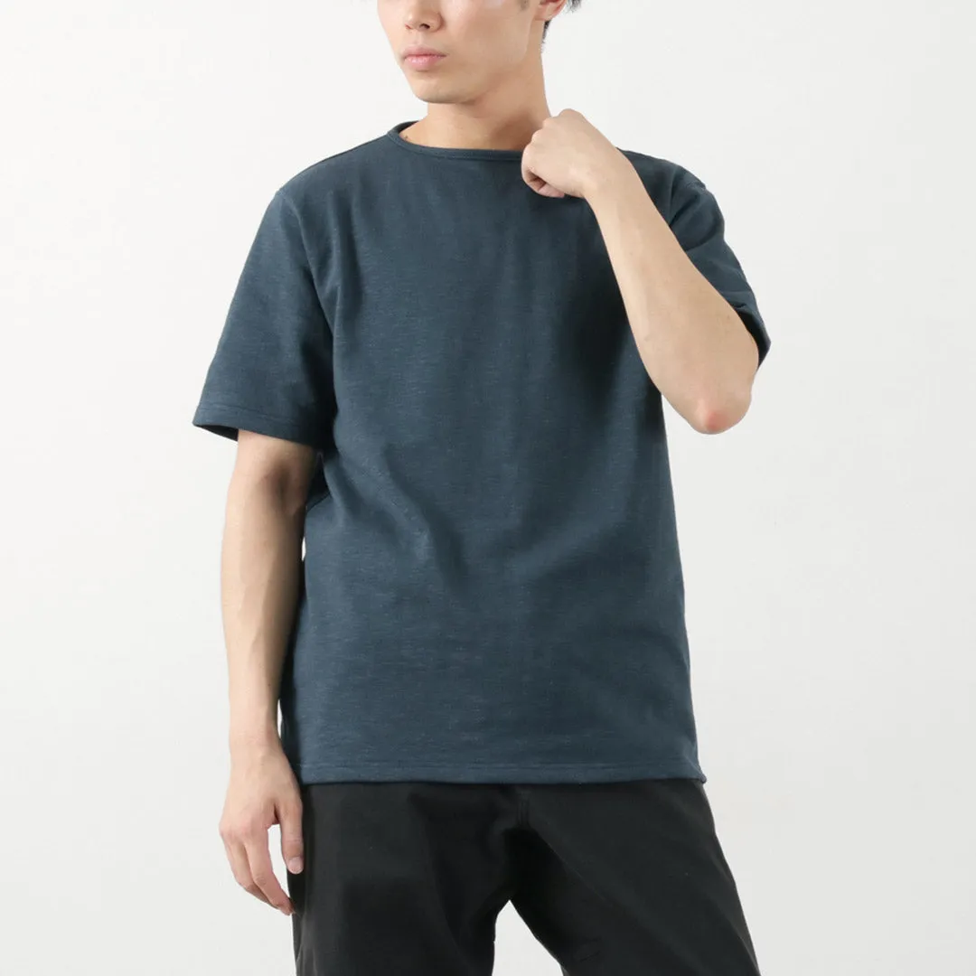 TIEASY / HDCS Boatneck Short Sleeve Basque Shirt sold by Haku Clothing product image thumbnail 4
