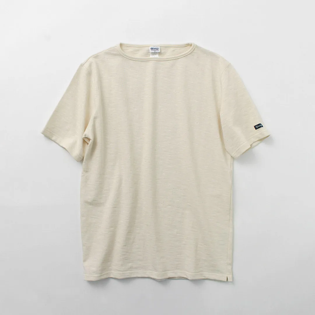 TIEASY / HDCS Boatneck Short Sleeve Basque Shirt sold by Haku Clothing