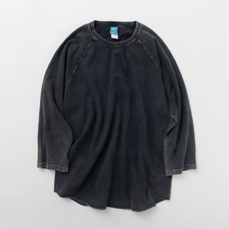 GOOD ON / Vintage Dye Baseball T-shirt made by Haku Clothing