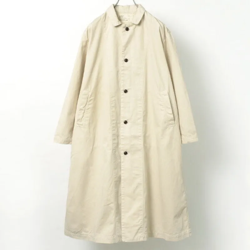 HARVESTY / Chino Cloth Overcoat made by Harvesty