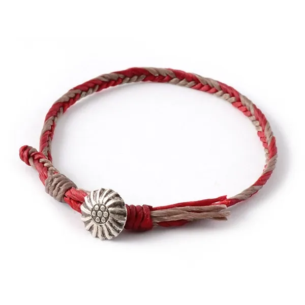 PHADUA / 2-Tone Wax Cord Concho Bracelet sold by Haku Clothing product image thumbnail 4
