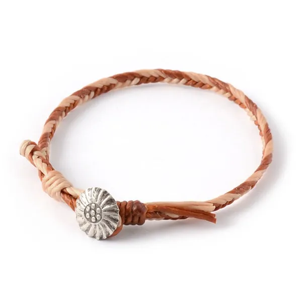 PHADUA / 2-Tone Wax Cord Concho Bracelet sold by Haku Clothing product image thumbnail 3
