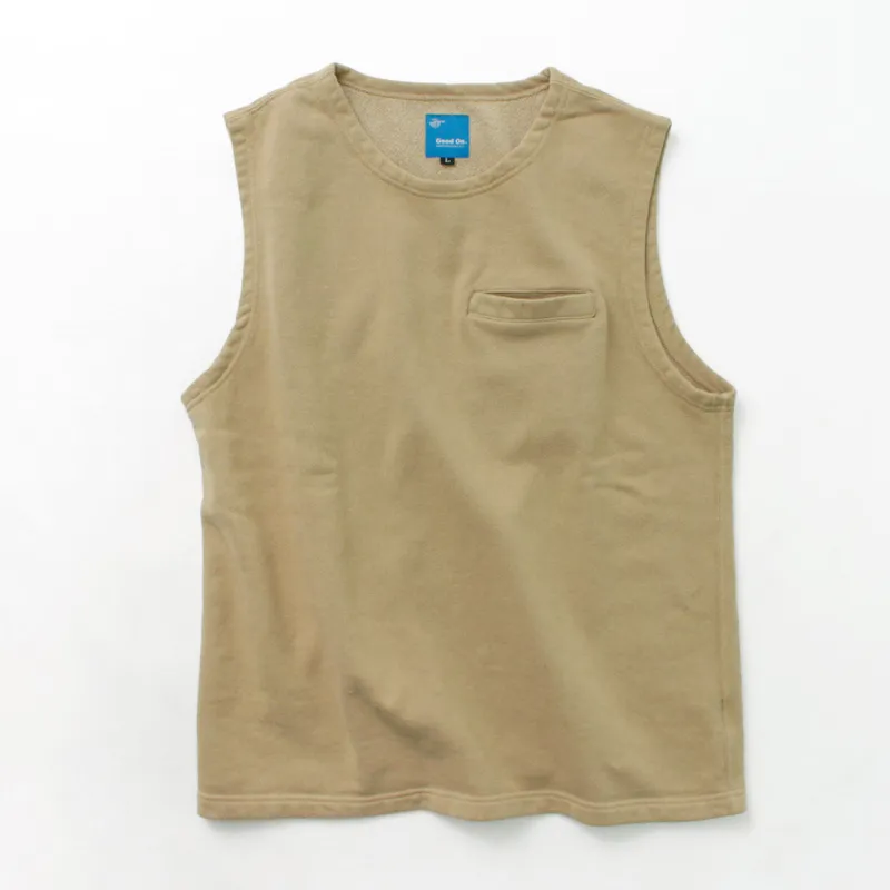 GOOD ON / Fleece Sweat waistcoat Optoelectronic made by Good On