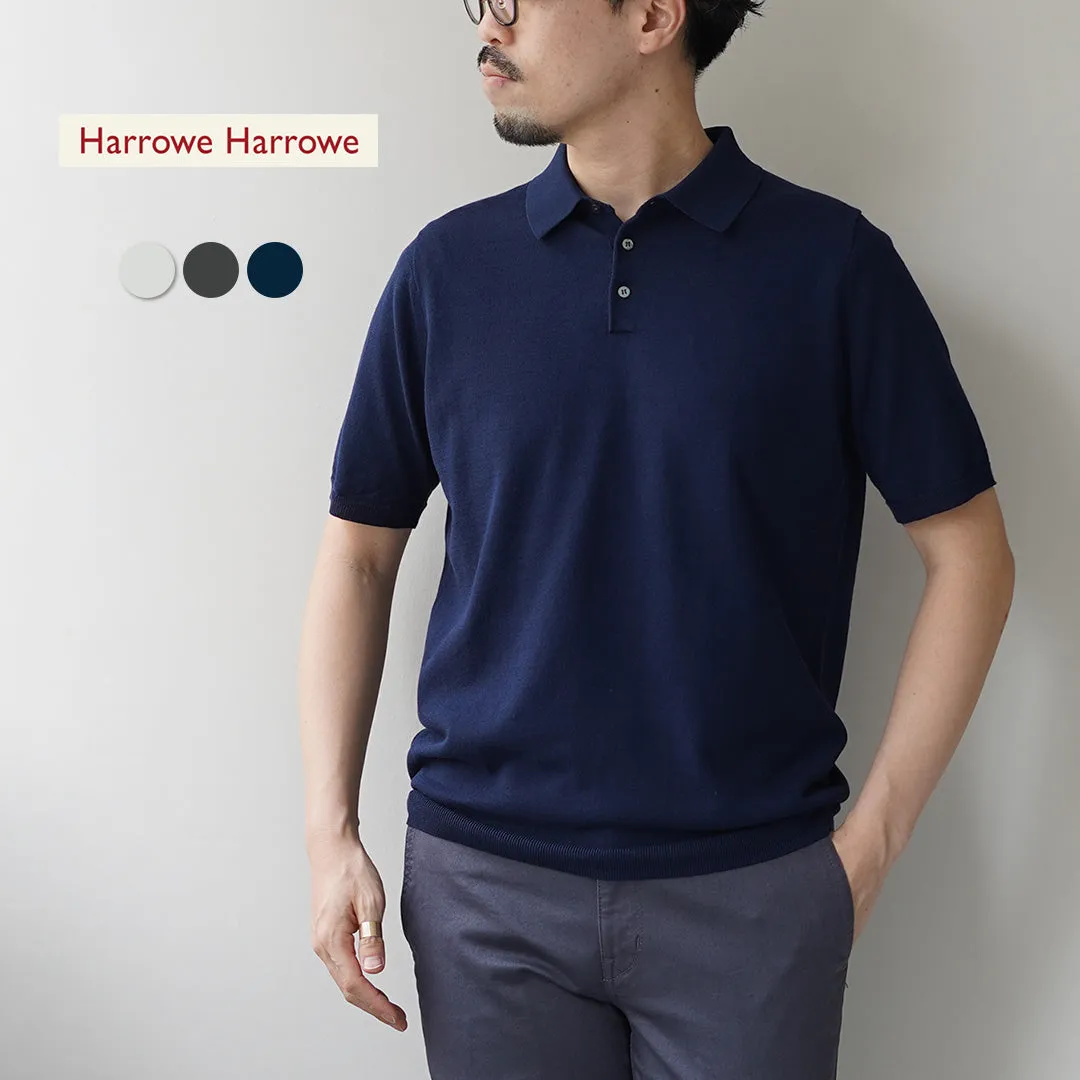 HARROWE HARROWE / 14G Ice Cotton Stand-Collar Polo Shirt sold by Haku Clothing product image thumbnail 5