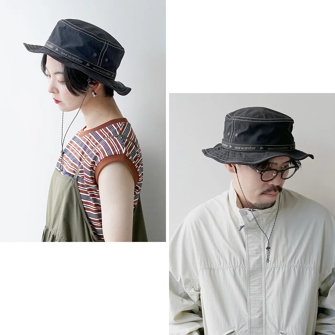 AND WANDER / Jacquard Tape Hat sold by Haku Clothing product image thumbnail 5