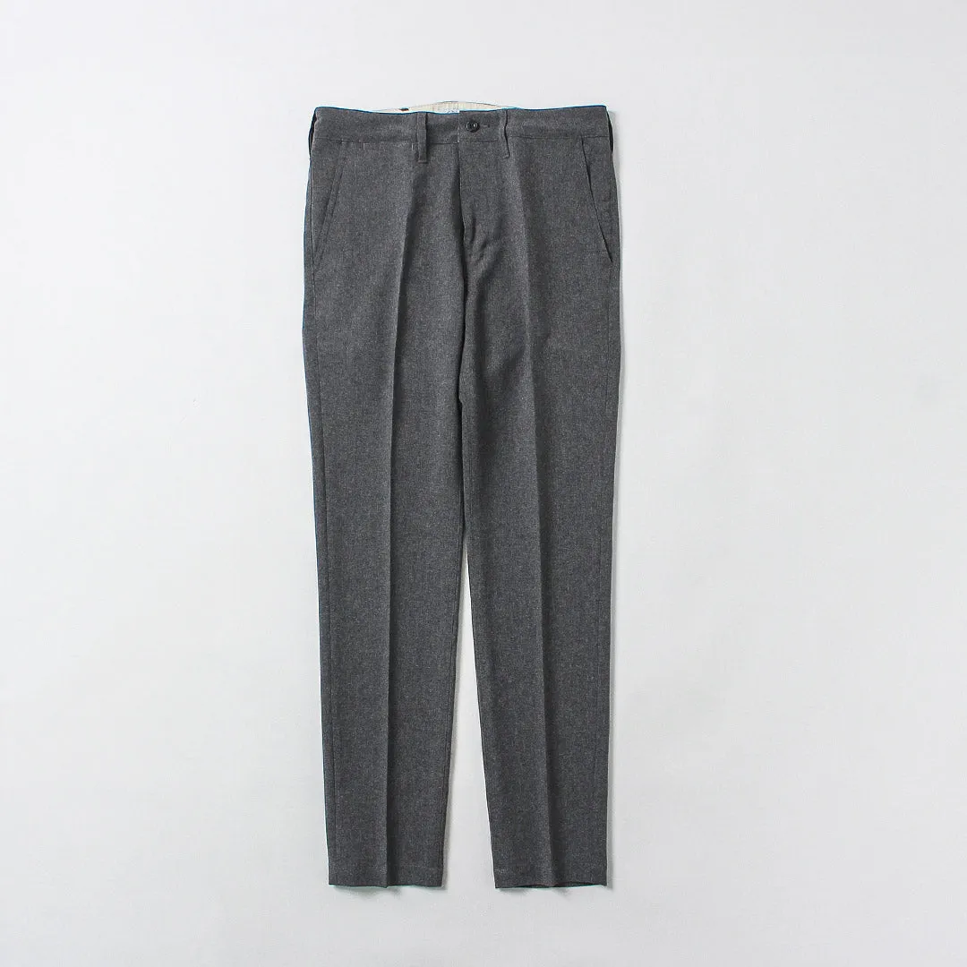 Blue refabric / Summer Officer Tapered Trousers sold by Haku Clothing