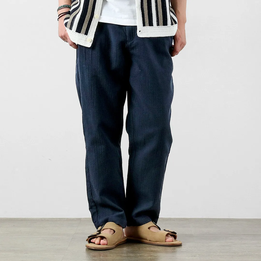 WAX LONDON / Kurt Trousers - Cotton Linen Crinkle sold by Haku Clothing product image thumbnail 3