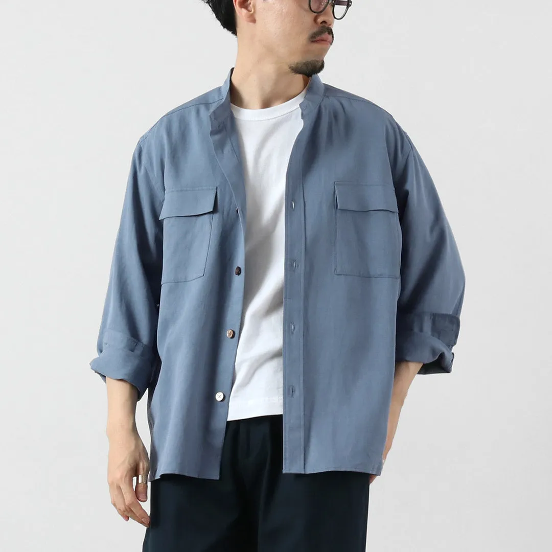 RE MADE IN TOKYO JAPAN / Tencel Linen Classic CPO Shirt sold by Haku Clothing product image thumbnail 3