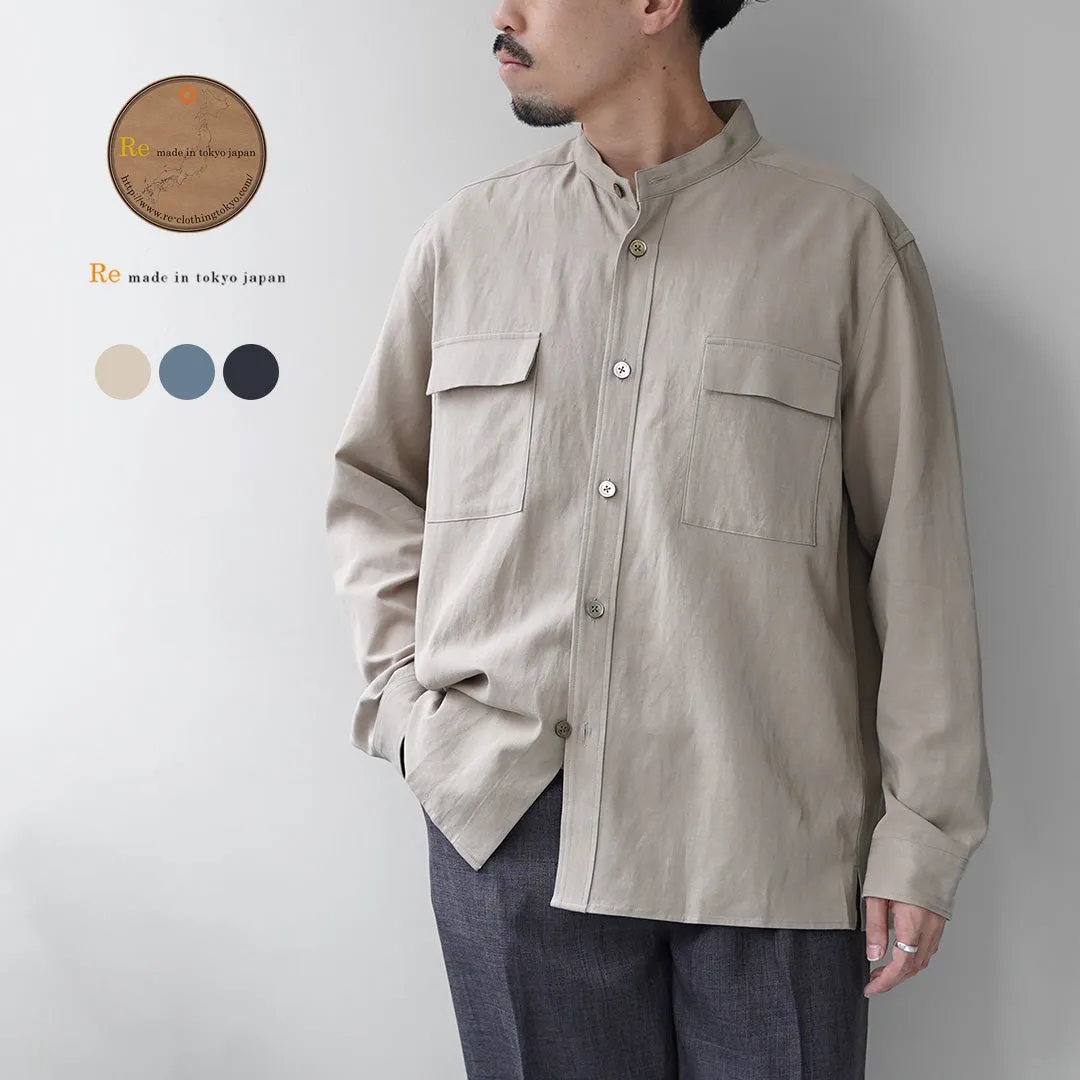 RE MADE IN TOKYO JAPAN / Tencel Linen Classic CPO Shirt sold by Haku Clothing product image thumbnail 5