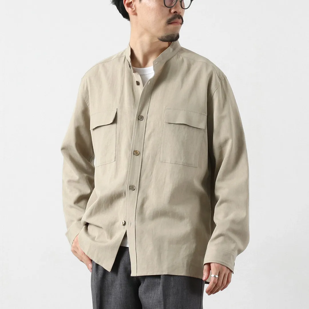 RE MADE IN TOKYO JAPAN / Tencel Linen Classic CPO Shirt sold by Haku Clothing product image thumbnail 2