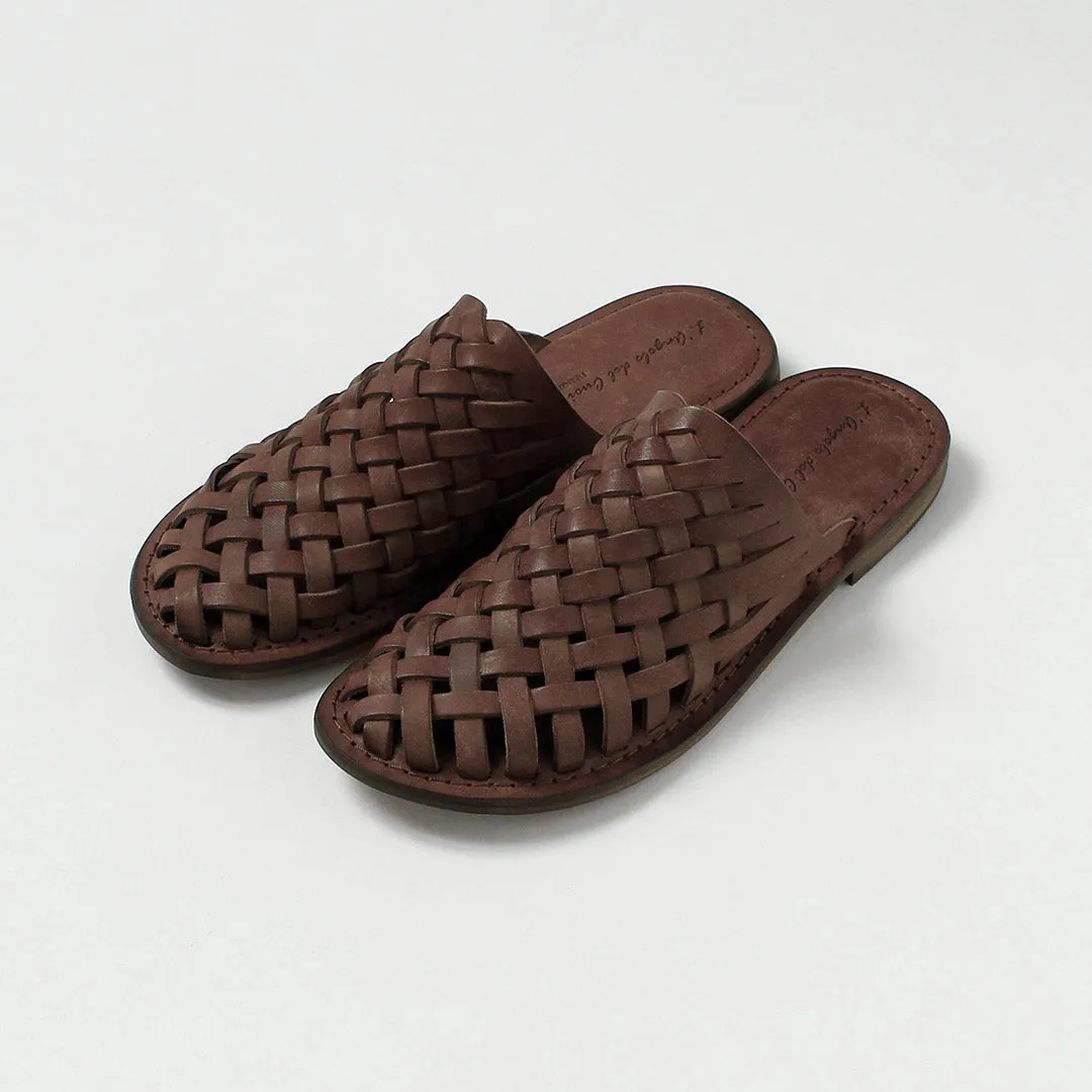 L'ANGOLO DEL CUOIO / Woven Leather Slide Sandals sold by Haku Clothing product image thumbnail 2