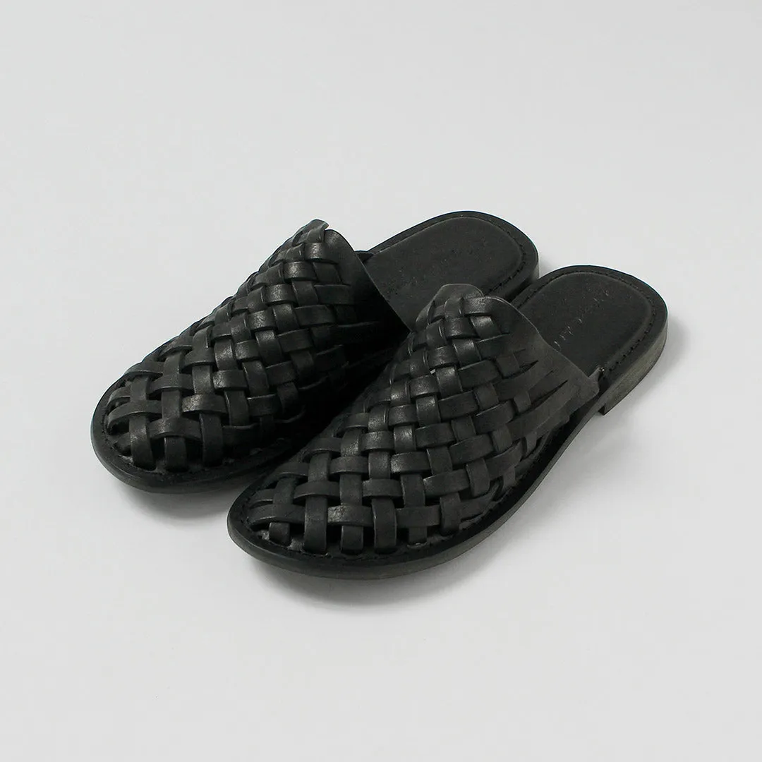 L'ANGOLO DEL CUOIO / Woven Leather Slide Sandals sold by Haku Clothing product image thumbnail 3
