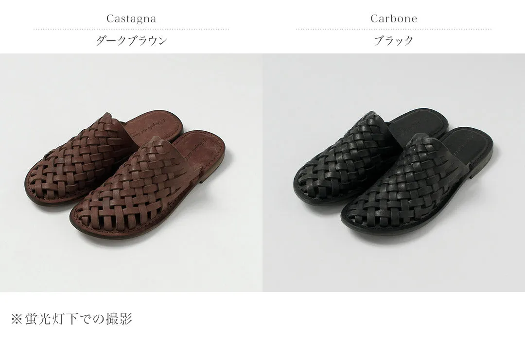 L'ANGOLO DEL CUOIO / Woven Leather Slide Sandals sold by Haku Clothing product image thumbnail 5