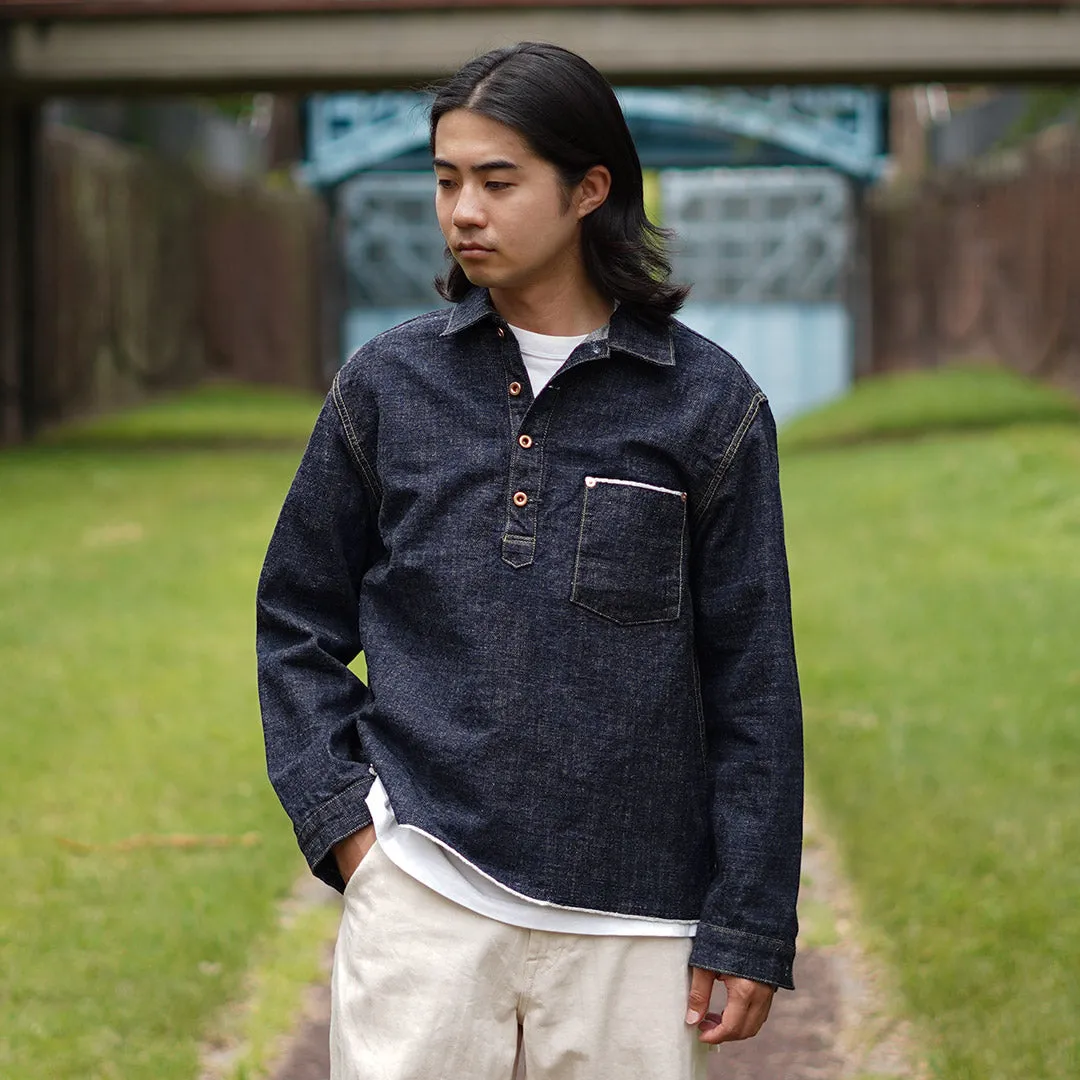 FOB FACTORY / F2384 G3 Denim Pullover Jacket sold by Haku Clothing product image thumbnail 5