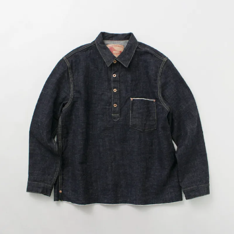 FOB FACTORY / F2384 G3 Denim Pullover Jacket made by FOB Factory