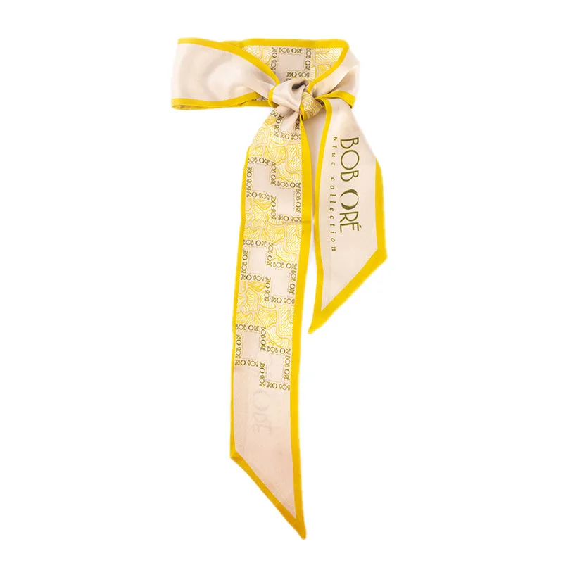 Twilly Silk Scarf, Yellow sold by Bob Ore