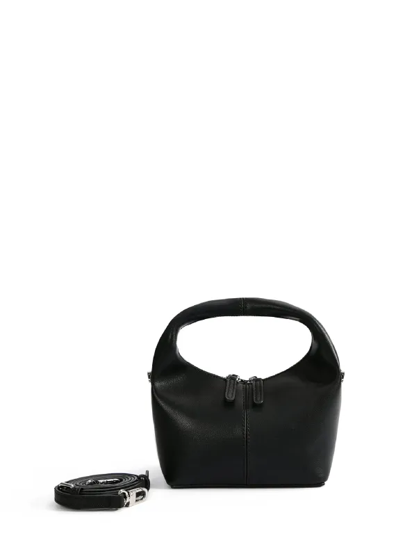Rebecca Small Cutie Leather Bag, Black sold by Bob Ore