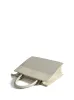 Victoria Tote Leather Canvas Combo Bag, White sold by Bob Ore