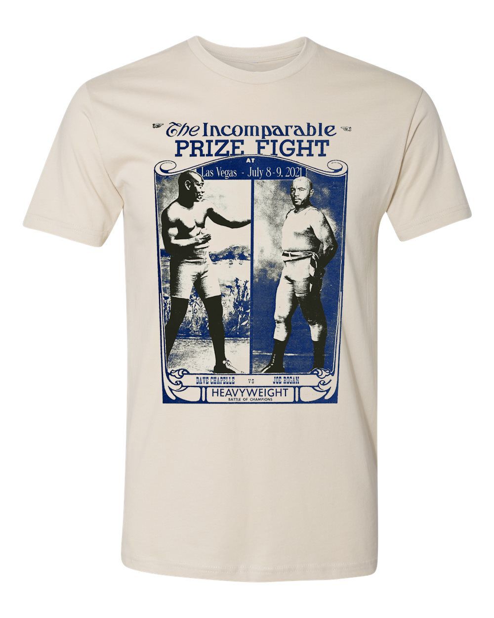 Dave Chappelle x Joe Rogan - Prize Fight Tee sold by Higher Primate