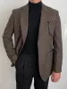 Herringbone Wool Texture Blazer sold by Josepht
