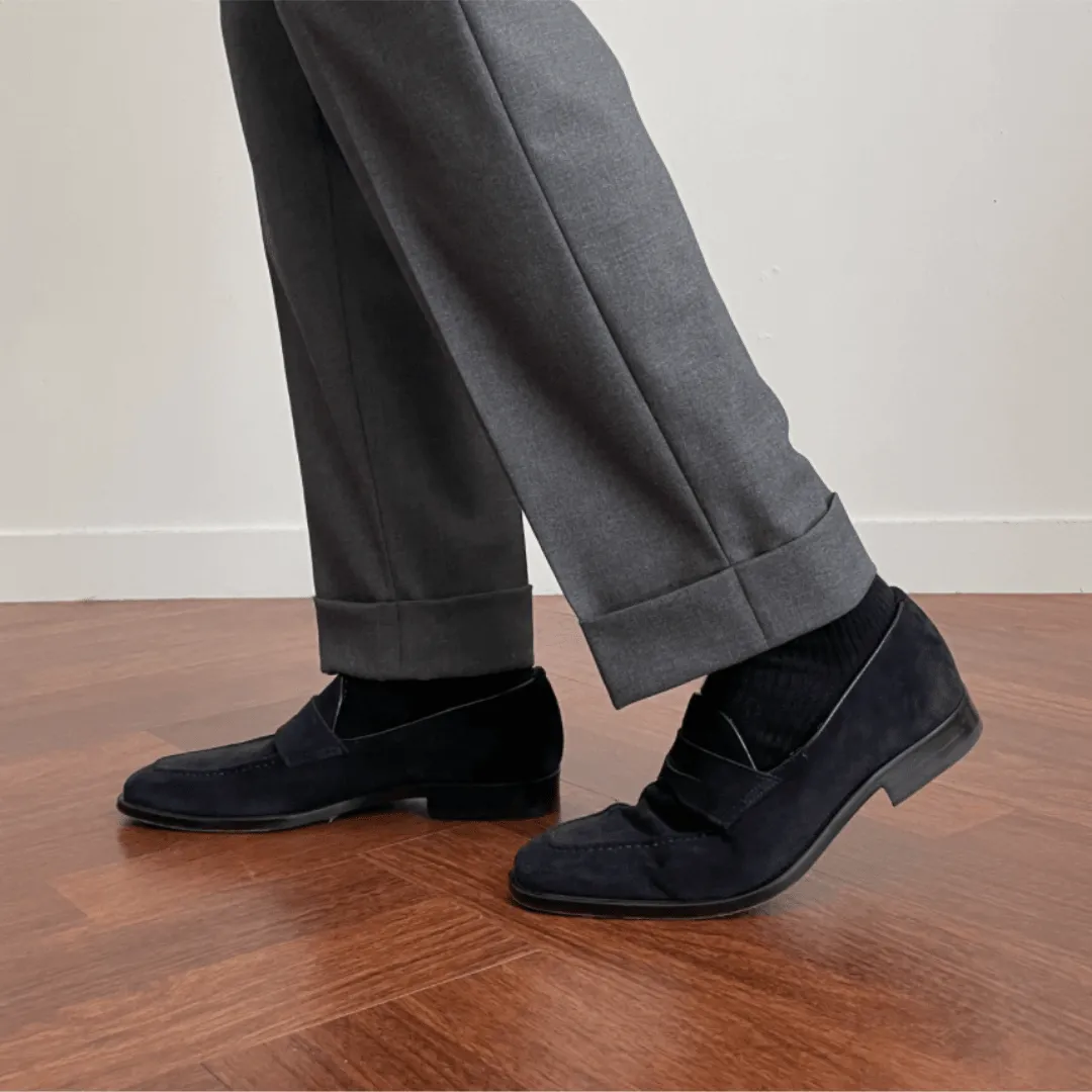 Signature Double-Pleated Suit Pants Grey sold by Josepht product image thumbnail 5