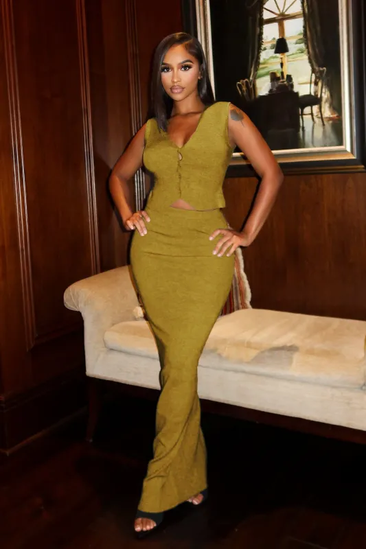 Douce Sweater Top & Skirt SET sold by EDGE by Know Style