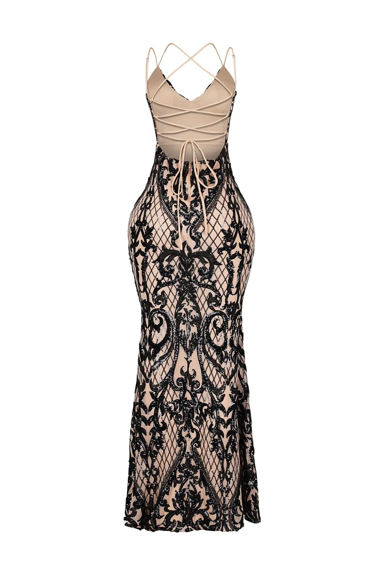 Party Perfect Sequin Maxi Dress sold by EDGE by Know Style product image thumbnail 5