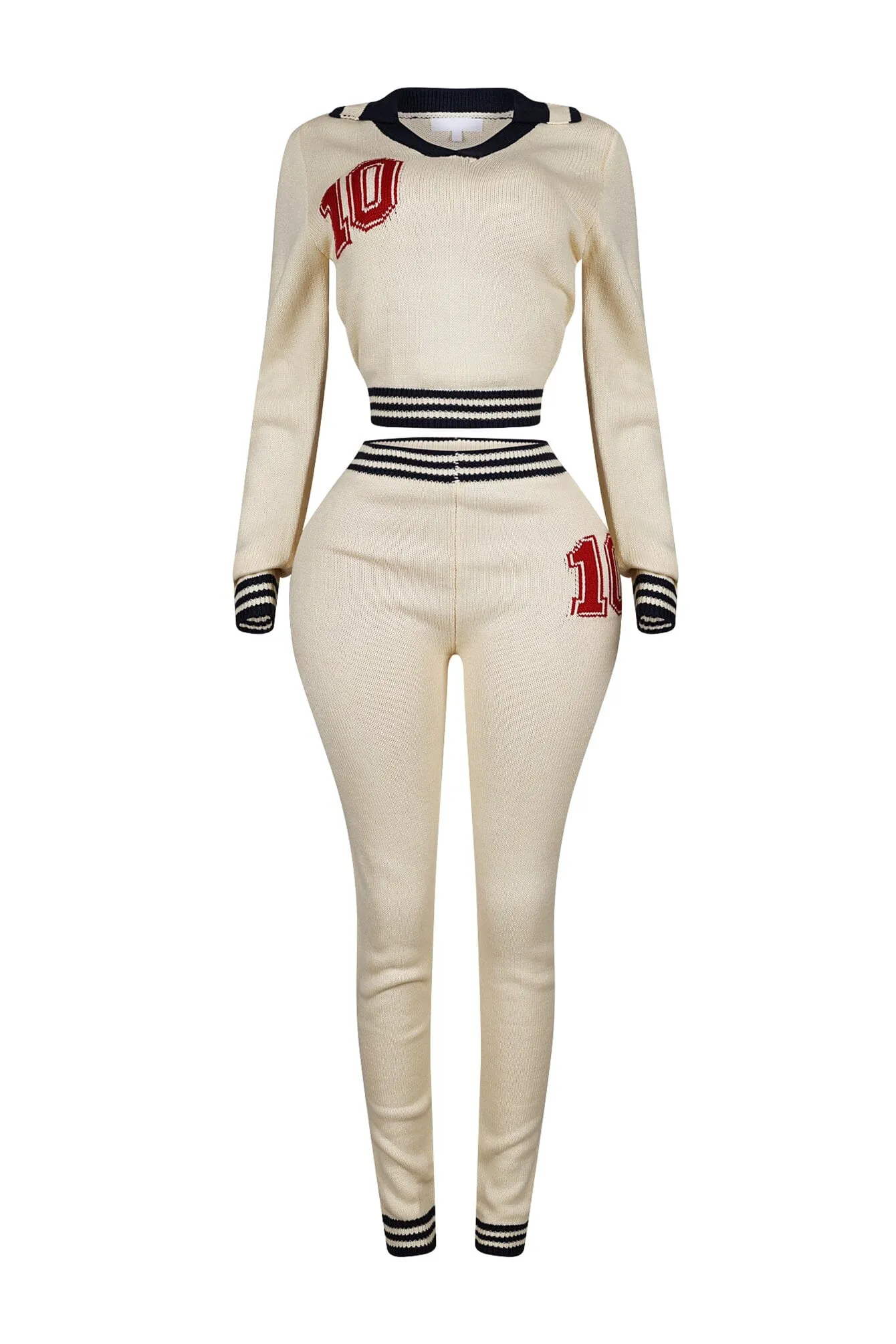 Sandie Graphic Knit Top & Leggings SET sold by EDGE by Know Style product image thumbnail 4