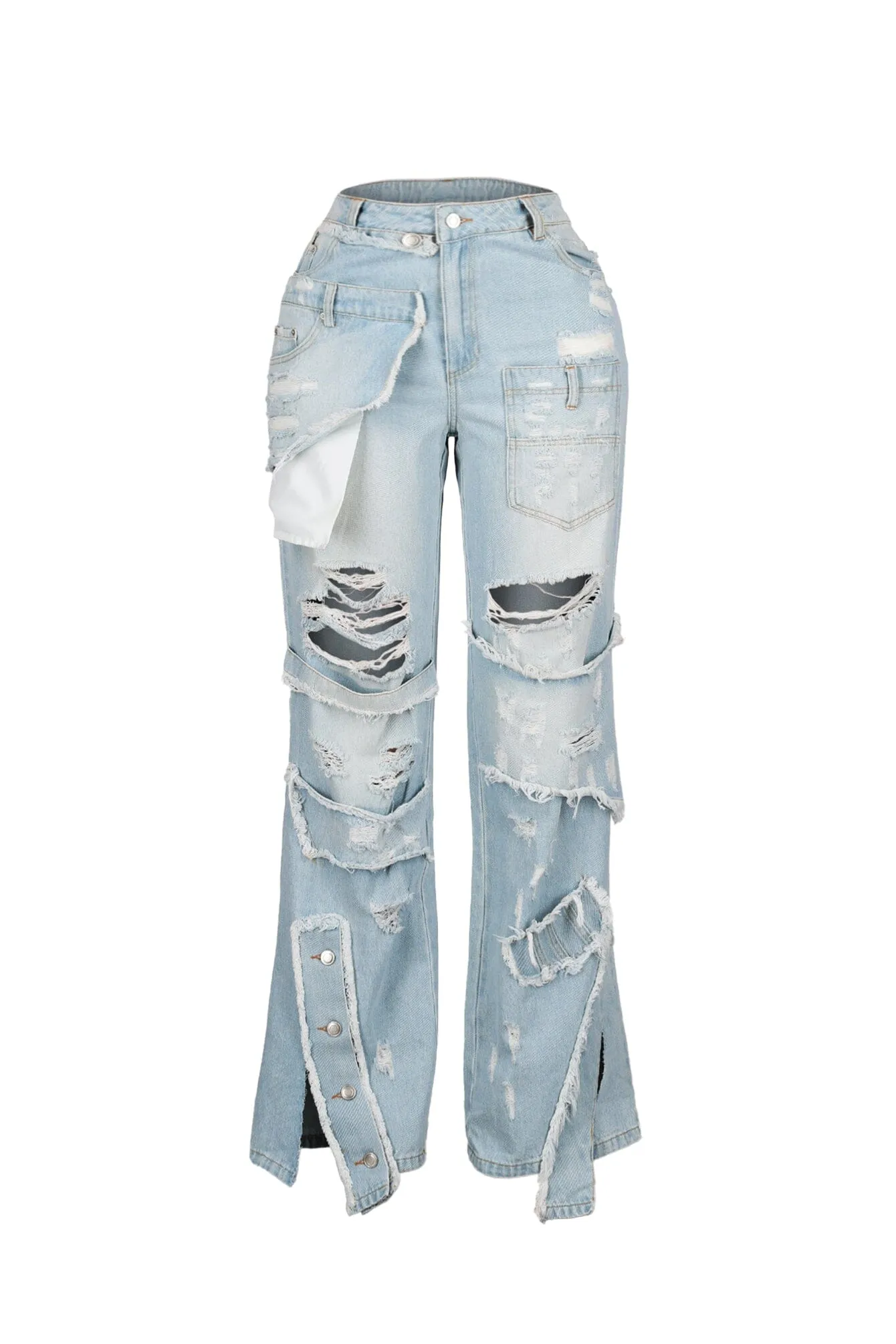 Bratz Destroyed Denim Jeans sold by EDGE by Know Style product image thumbnail 2