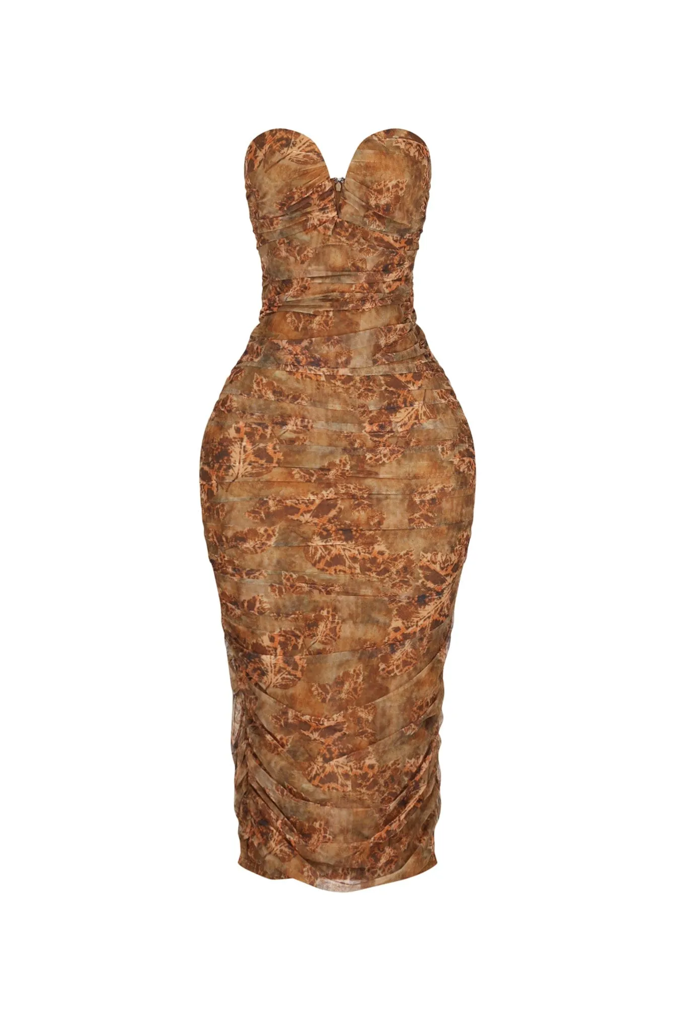 Brunata Mesh Print Midi Dress sold by EDGE by Know Style product image thumbnail 4