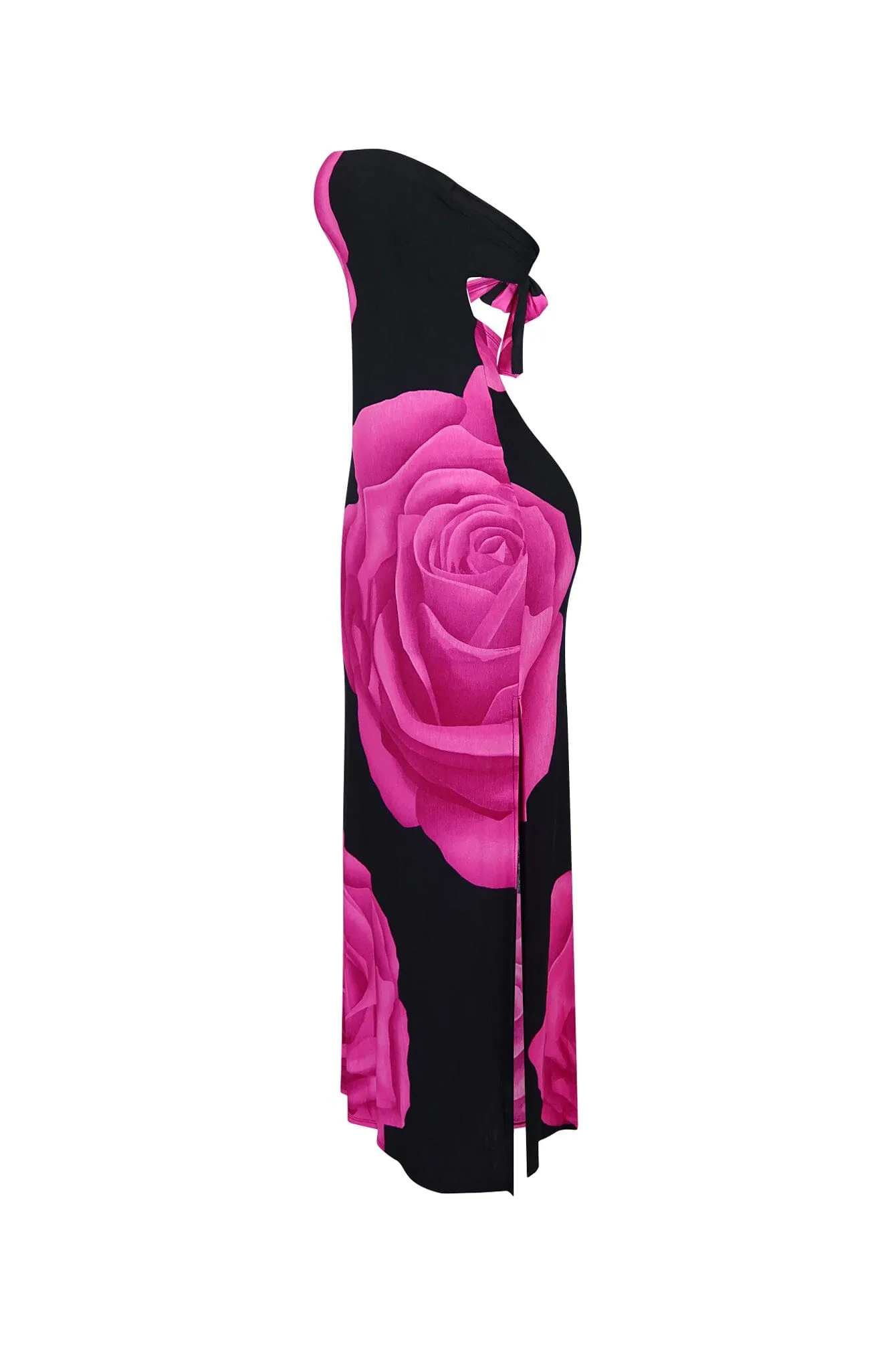 Bet U Wanna Print Strapless Maxi Dress sold by EDGE by Know Style product image thumbnail 4