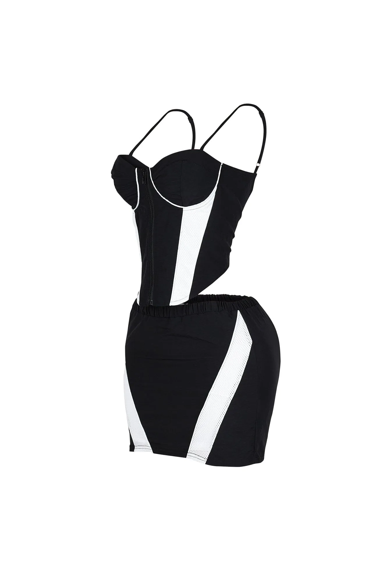Cookie Bustier Windbreaker & Skirt SET sold by EDGE by Know Style product image thumbnail 5