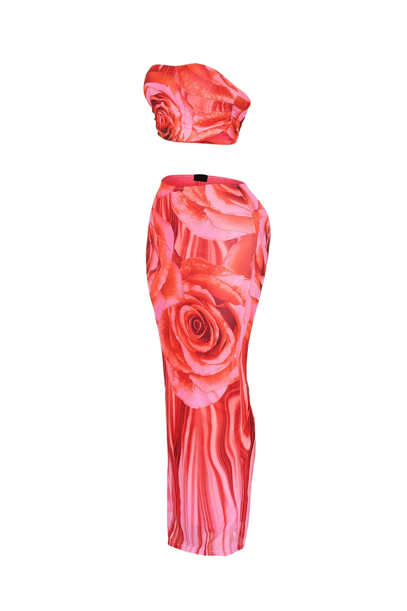 Dawnridge Mesh Tube Top & Skirt SET sold by EDGE by Know Style product image thumbnail 5