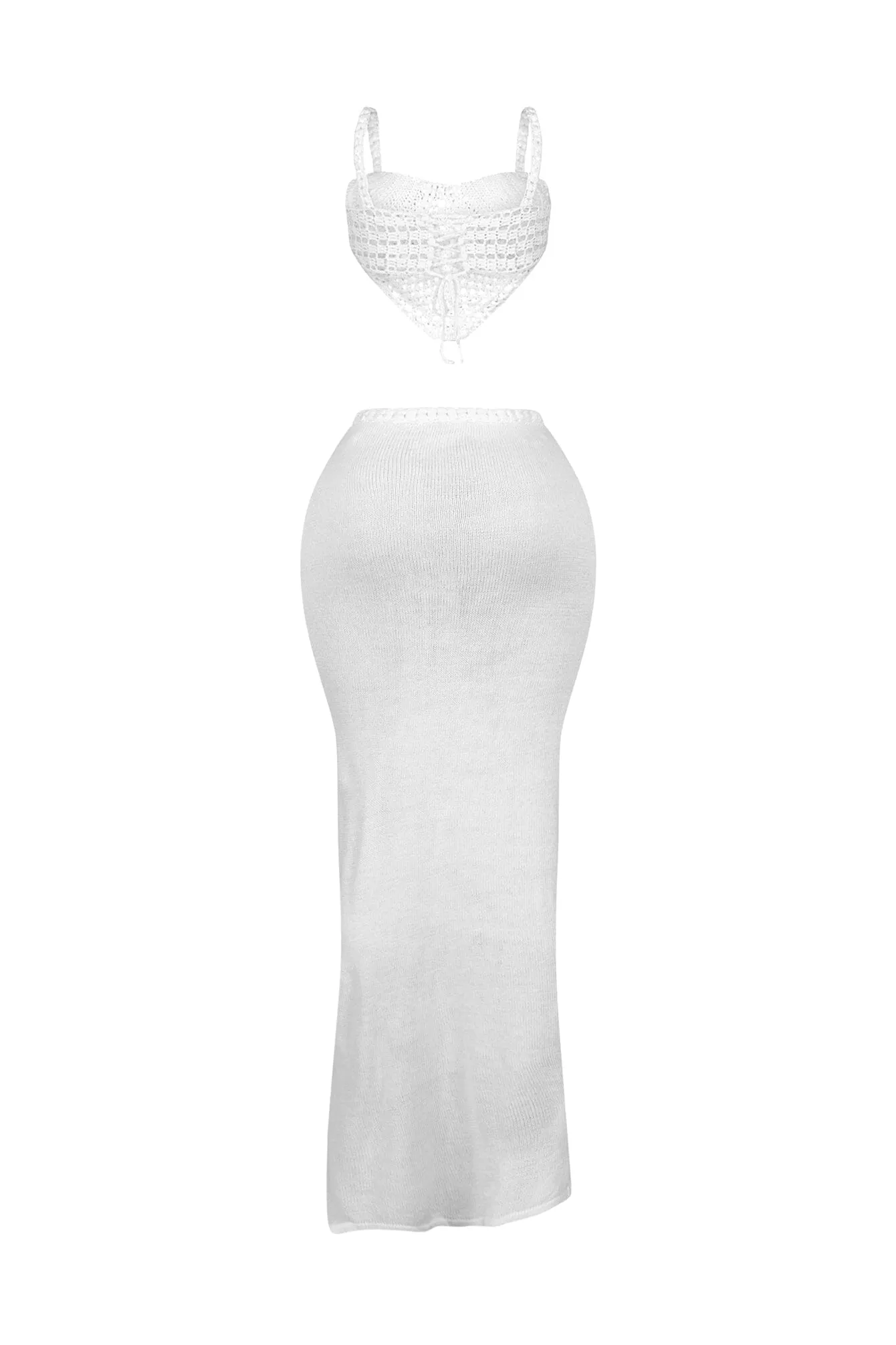 Brisa Crochet Top & Maxi Skirt SET sold by EDGE by Know Style product image thumbnail 5